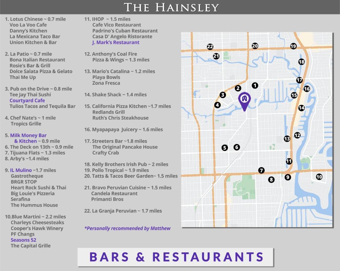 Hainsley Apartments - Walk To Wilton Drive フォート・ローダーデール エクステリア 写真